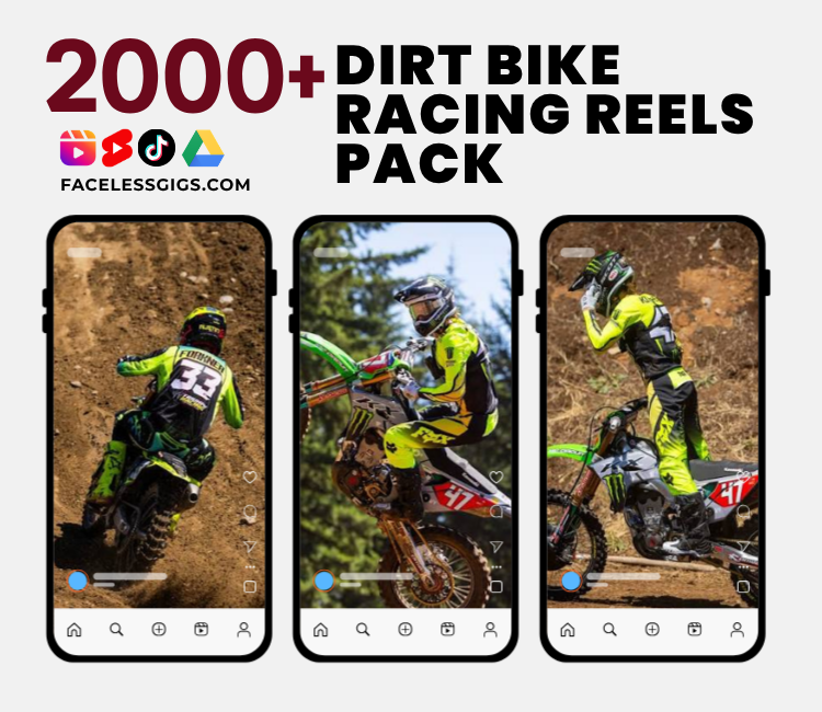 2000+ Dirt Bike Racing Reels Pack Download